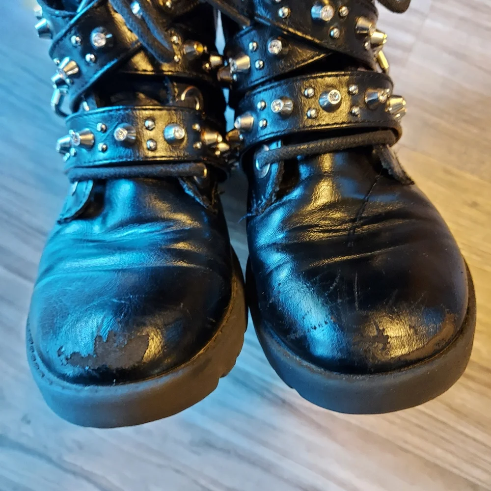 Zara moto boots